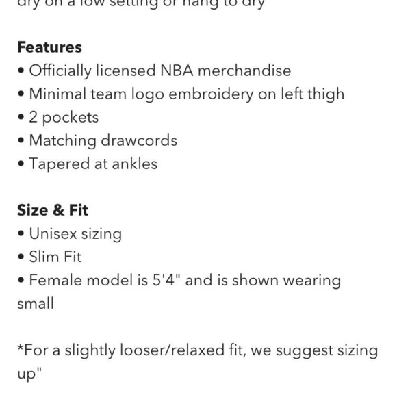 Peace Collective, TORONTO RAPTORS EMBROIDERED LOGO SLIM FIT JOGGER - Picture 4 of 5